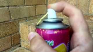 Silly String Can Shooting in Slow Motion! (120fps)