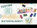 Testing £1 Metallic Watercolours?! Cheap Art Supplies Review | Will this Painting be a disaster?