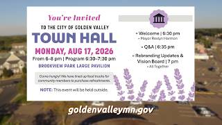 Golden Valley Hosts Town Hall for Rebranding Update