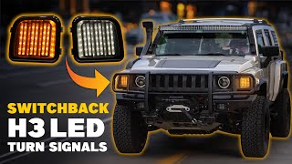 Hummer EV Style Turn Signals For Your Hummer H3 W/ Switchback & Sequential Functionality!