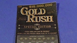 2020 march big ticket madness 5: $30 gold rush special edition fl
lottery