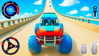 モンスタートラックメガランプスタント4x4レースオンインポッシブルトラックAndroidゲームプレイ screenshot 5