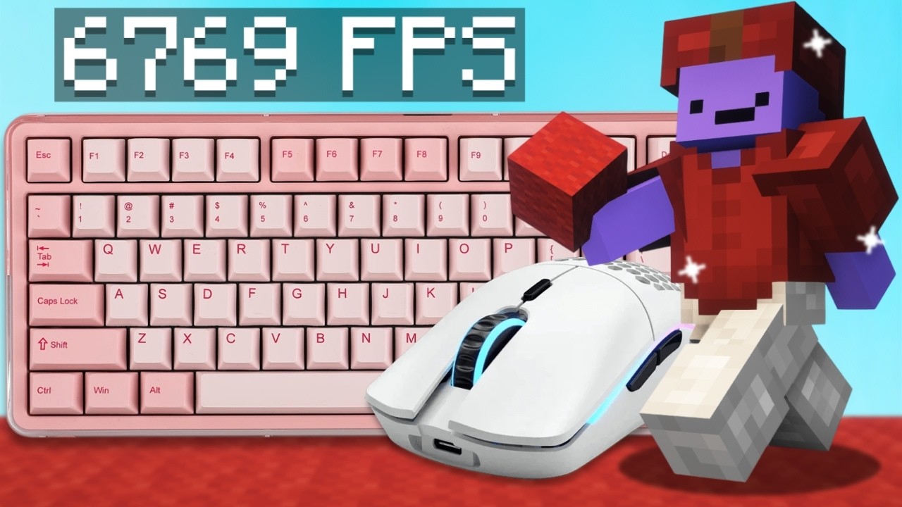 (Telly Bridging) Clean BedWars ASMR Keyboard & Mouse Sounds | Hypixel BedWars