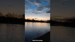 Hyde Park London England At Sunset 🏴󠁧󠁢󠁥󠁮󠁧󠁿