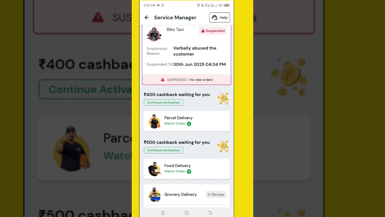 rapido bike service ID suspend ho gai hai kaise chalu Karen 