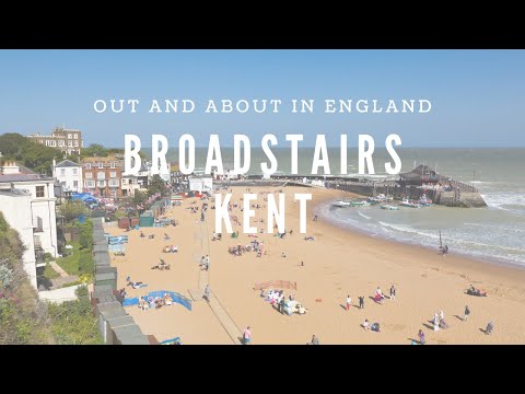 Visit Broadstairs, Kent and Botany Bay, UK - a walking TOUR 🌞