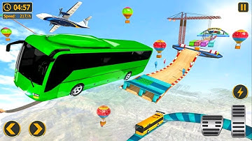 Bus Stunt : GT Mega Ramp Simulator Android Gameplay