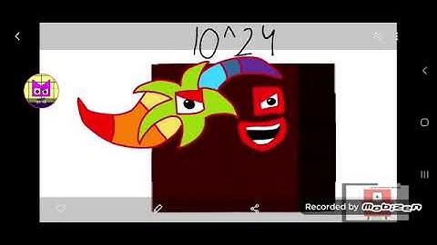 Numberblocks Powers of 10 My Style 1 to 1 Decillion