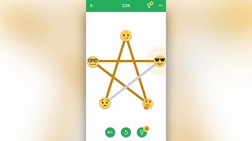 One Line - One Stroke. Brain puzzle game