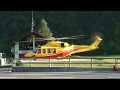 Aw139 startup and takeoff  firefighters helicopter