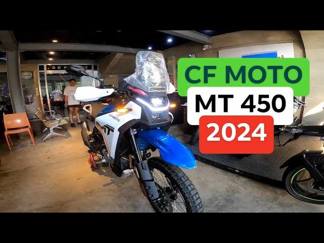 New CF Moto 450 MT 2024 Blue Price 328,900  - Monthly Rate, Specs, Review, Kirby Motovlog class=