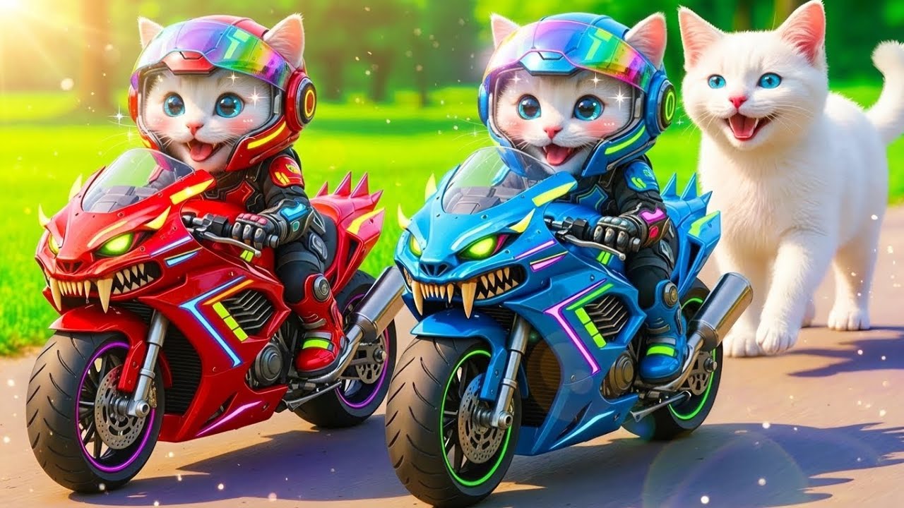 Mama Cat Trims Fur on the Farm and Makes Tiger Hat For Kittens At Home🐾🎩🐯