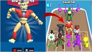 Blue Run And Merge Friends | Level 55 to 58