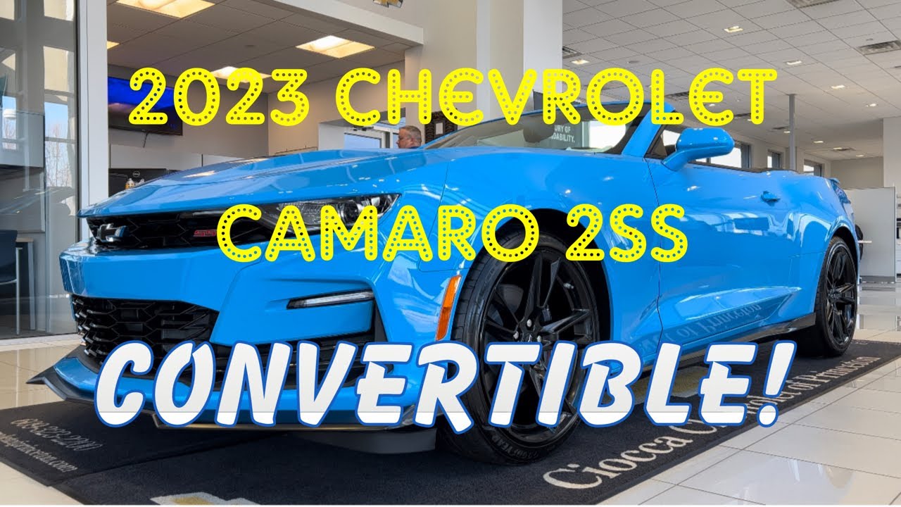 2ss 2023 Chevrolet Camaro 2SS Convertible - YouTube