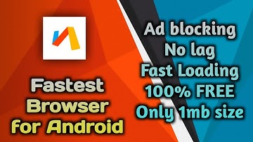 Best Browser for Android 100% FREE | 1mb only | Ad blocker | Via Browser