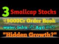 3 Smallcap Stocks। ₹9000 Cr Order Book। 3 Hidden Smallcaps Analysis 2026।