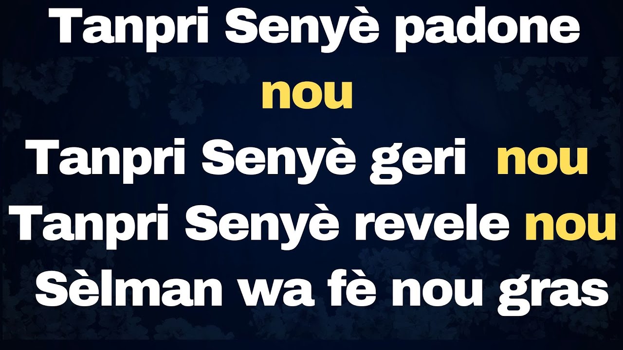 Tanpri Senyè padone nou