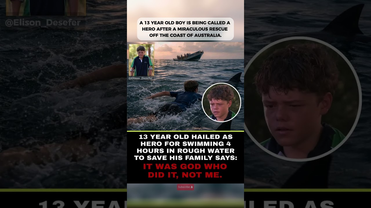 A 13-year-old boy is being called a hero ❤️ 
