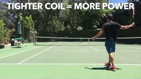 The Simple One Handed Backhand | Power Generator: Tightening the Coil