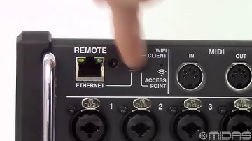 MIDAS M-Air Setting up Password Protection in Access Point Mode