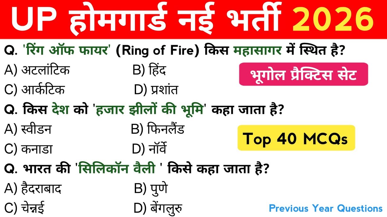 UP POLICE HOME GUARD BHARTI 2026 | HOME GUARD GK GS PRACTICE SET | AMAN GK  GS |