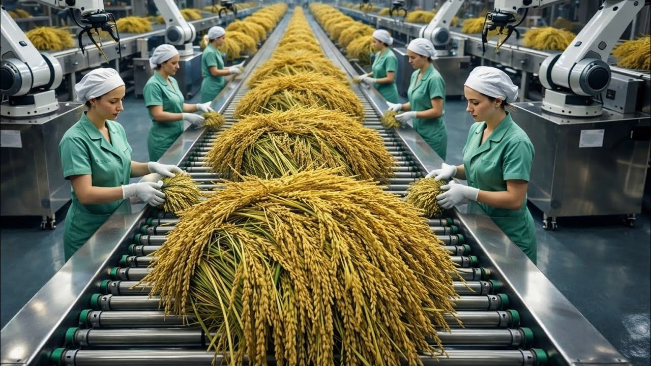 China Rice Factory Inside the Rice Factory – (Full Process) How Million-Dollar Grains Are ...