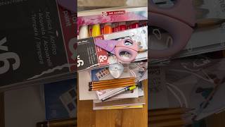 Art supplies unboxing ???️ unboxing  brushes paint  acrylicpainting watercolor 2023 shorts