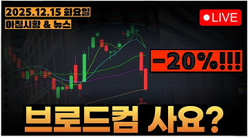 비트코인 DOWN! 테슬라 UP!!ㅣ엔비디아 자체 LLM 공개...??ㅣ[아침시황&미국마감] #251215