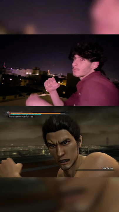 Yakuza 5 Kiryu vs Saejima QTE IN REAL LIFE #yakuza #boss #saejima #kiryu