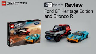 Lego Speed Champion 76905 Ford GT Heritage Edition and Bronco R