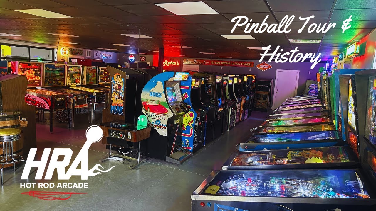 Hot Rod Arcade FULL TOUR/ Pinball & Arcade History/ Nashville, TN