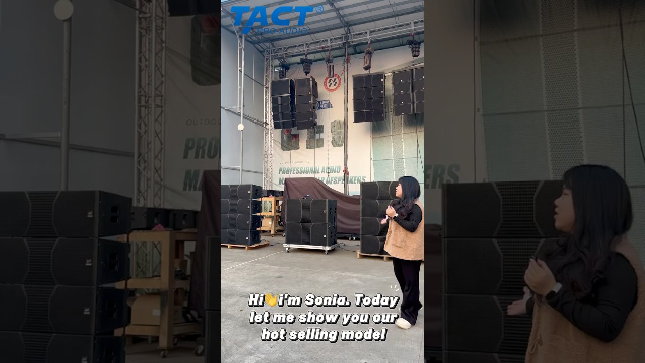 TACT Pro Audio L212 dual 12"line array,neodymium high driver&bass  driver.18mm birch plywood cabinet