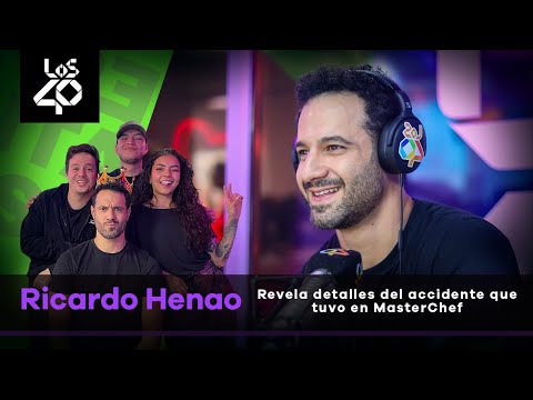 Ricardo Henao Toro revela detalles del accidente que tuvo en MasterChef 😱🥲