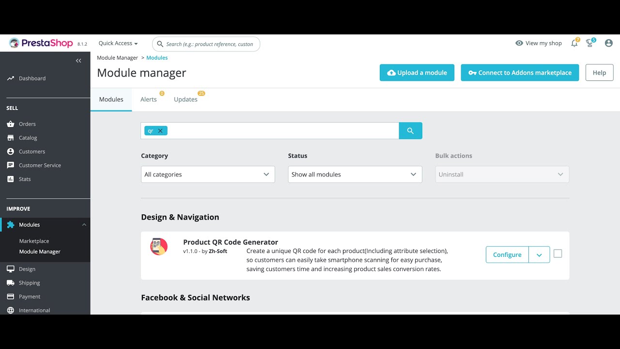 [PrestaShop Modules] - QR code scan generator that supports product ...