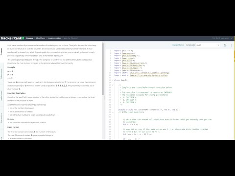 HackerRank- Save the Prisoner!