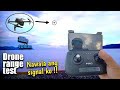 SG906 Pro 2 | drone signal distance range test | lost signal | DIY antenna for drone