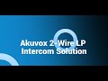 Akuvox 2-Wire LP Intercom Solution Setup