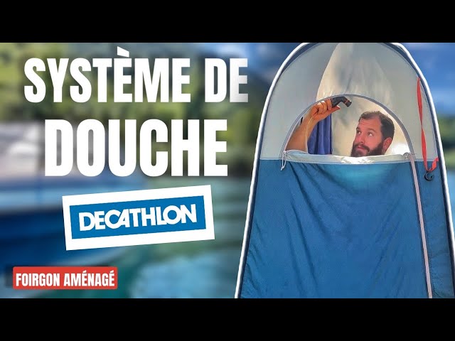 Douche solaire et cabine Decathlon pour vivre en fourgon aménagé ( avis et  test longue durée ) - YouTube