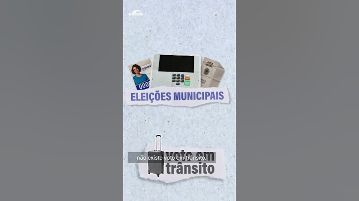Não existe voto em trânsito nas eleições municipais. Veja como justificar #Shorts