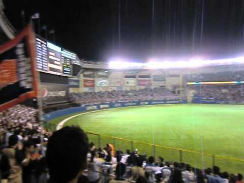 ２０１２年１０月９日～ロッテ×日ハム最終戦エール交換～レフト外野