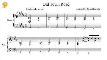 Old Town Road by Lil Nas X ft. Billy Ray Cyrus (Piano Solo/Sheets)