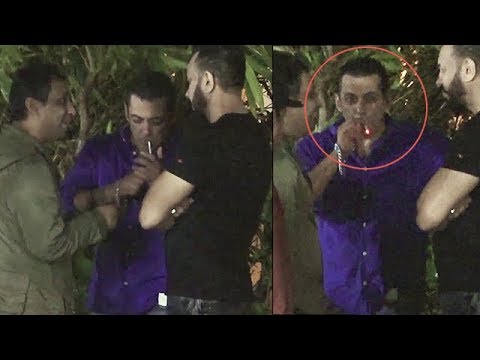 Salman Khan And Atul Agnihotri Caught Smoking In Public