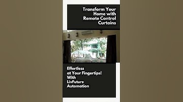 Control Your Curtains On Fingertips  | Remote Control Curtains | Automatic Curtains |