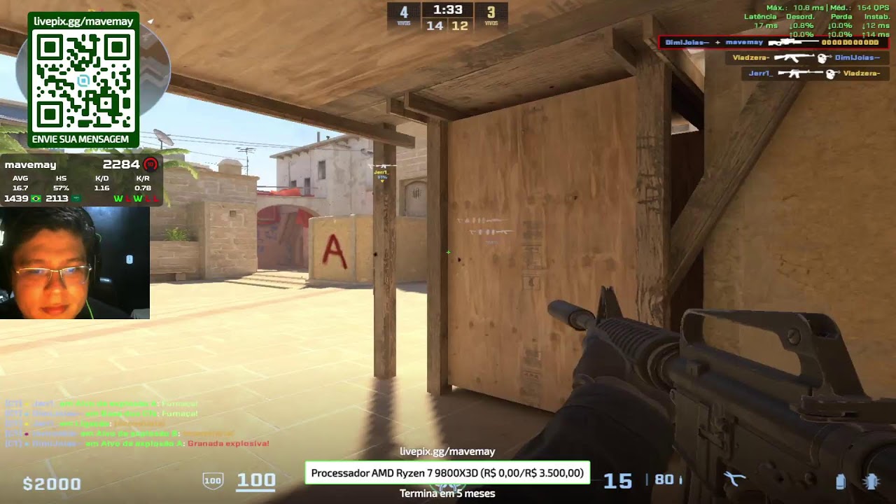 GRIND FACEIT / EX PRO - FACEIT ELO 2273/ GC LEVEL 20/ PREMIER ELO 28K