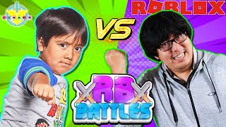 RYAN VS  DADDY in Roblox RB BATTLES Let’s Play! Battle Back Championship!