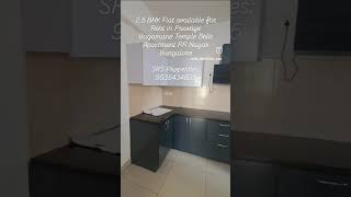 2.5 BHK Flat available for Rent in Prestige Bagamane Temple Bells Apartment #PBTB3095 Cal:9535434835