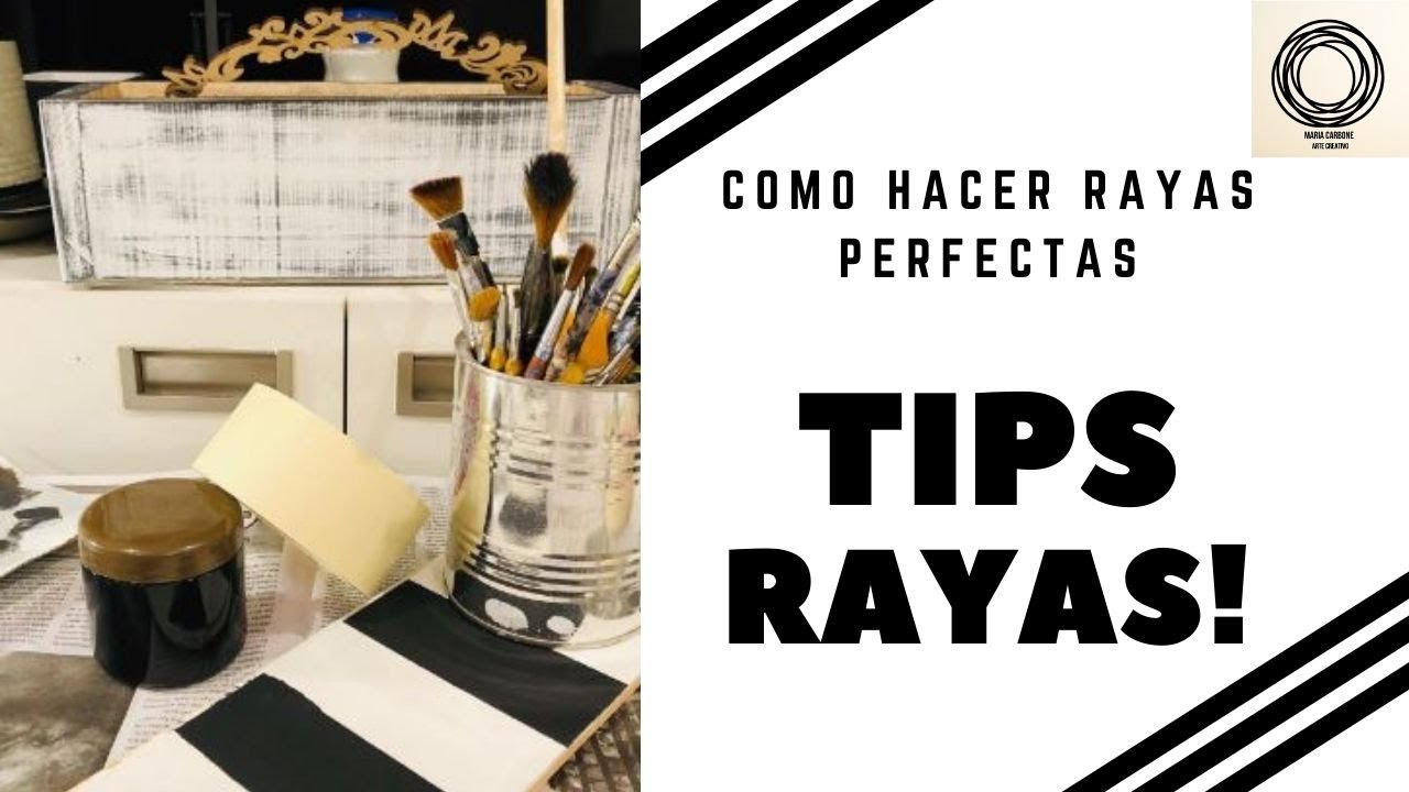 TIPS COMO PINTAR RAYAS