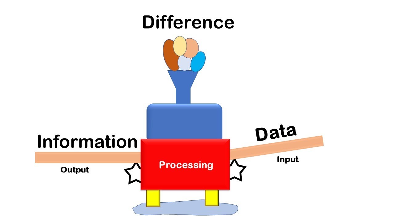 Difference between Data and Information - YouTube