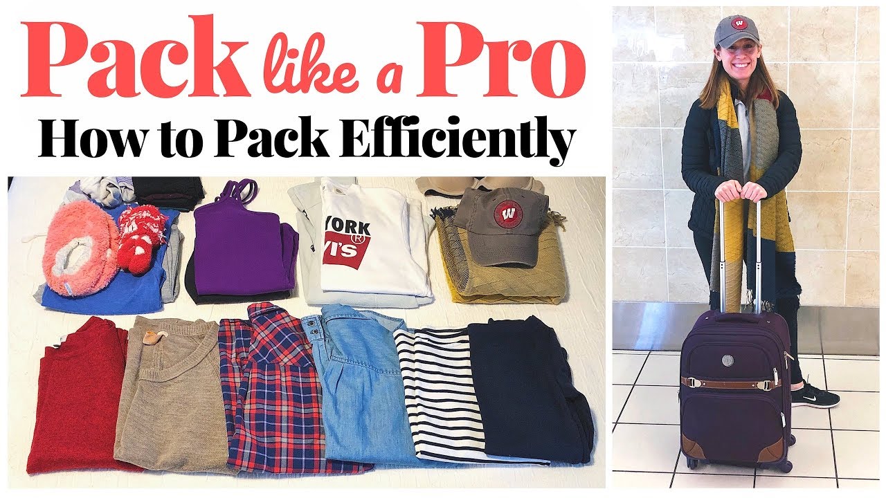 PACK WITH ME | How to Pack Efficiently | Kathryn Mary - YouTube