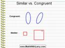 Video for Lessson 98:  Similar vs. Congruent